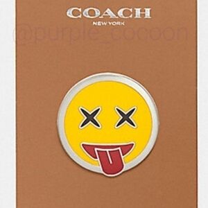 Coach Classic Emoji Pin
